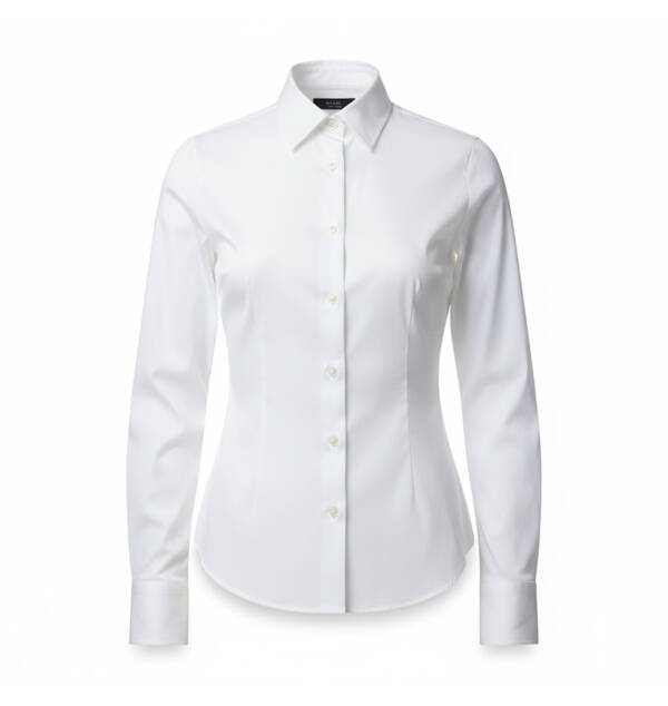 Camisa Formal Manga Larga Blanca Marca ZAPICO