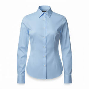Camisa Formal Manga Larga Azul Claro Marca ZAPICO