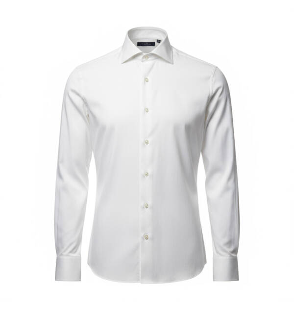 Camisa Formal Manga Larga Blanca Marca ZAPICO